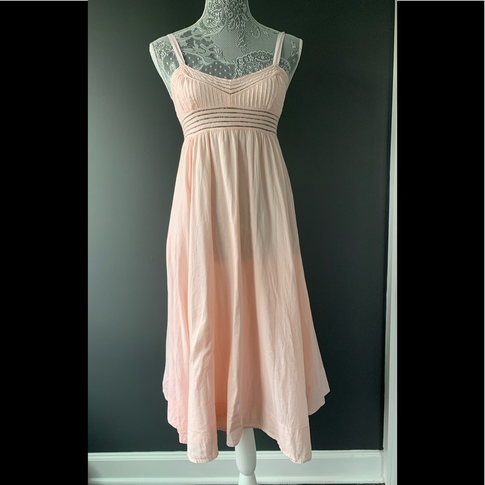 Rebecca Taylor - Light Pink Linen Dress